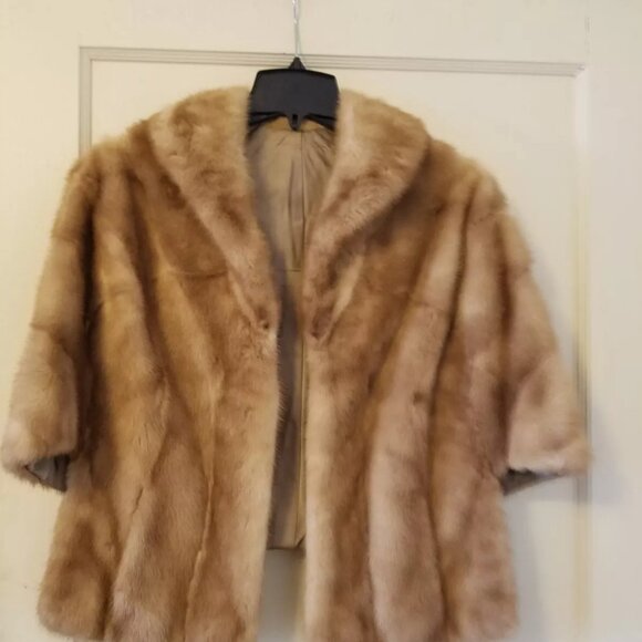 Autumn Haze Real Mink Fur Stole - Picture 3 of 9
